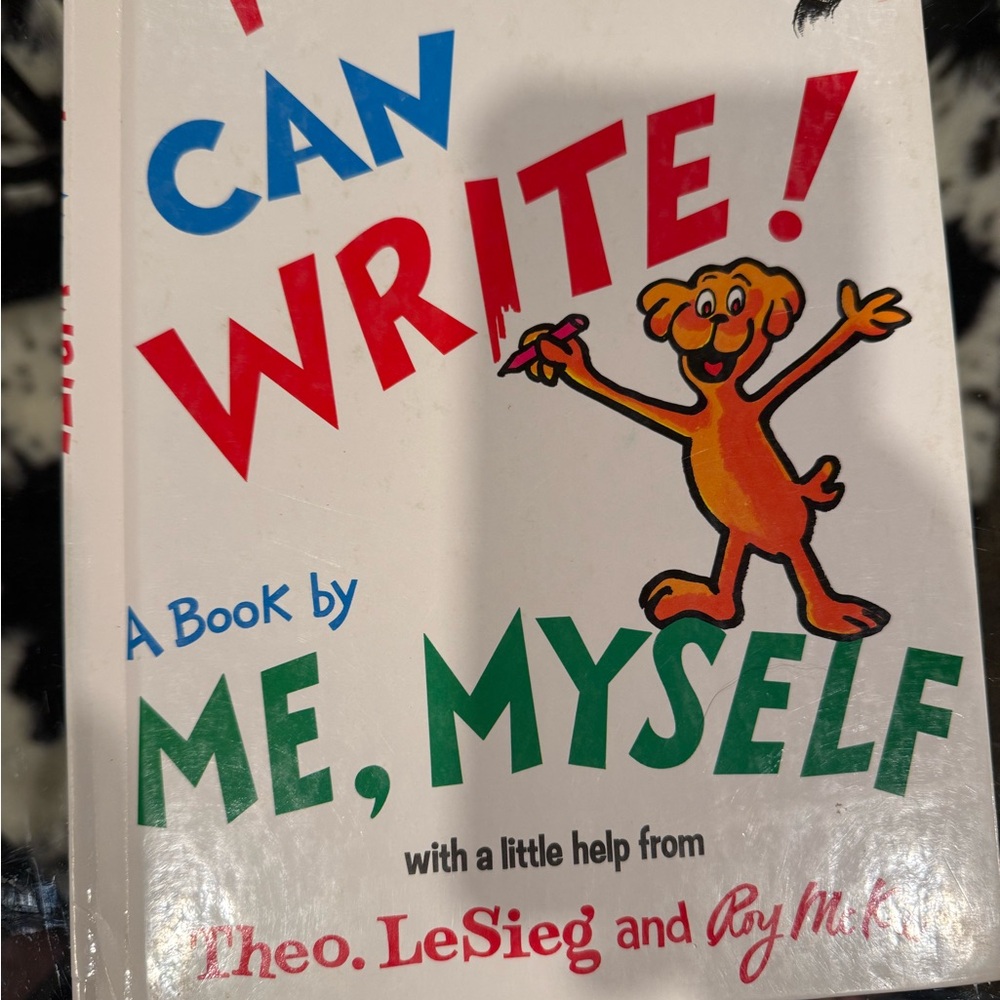 Dr. Seuss Colorful 'I Can Write!' Book